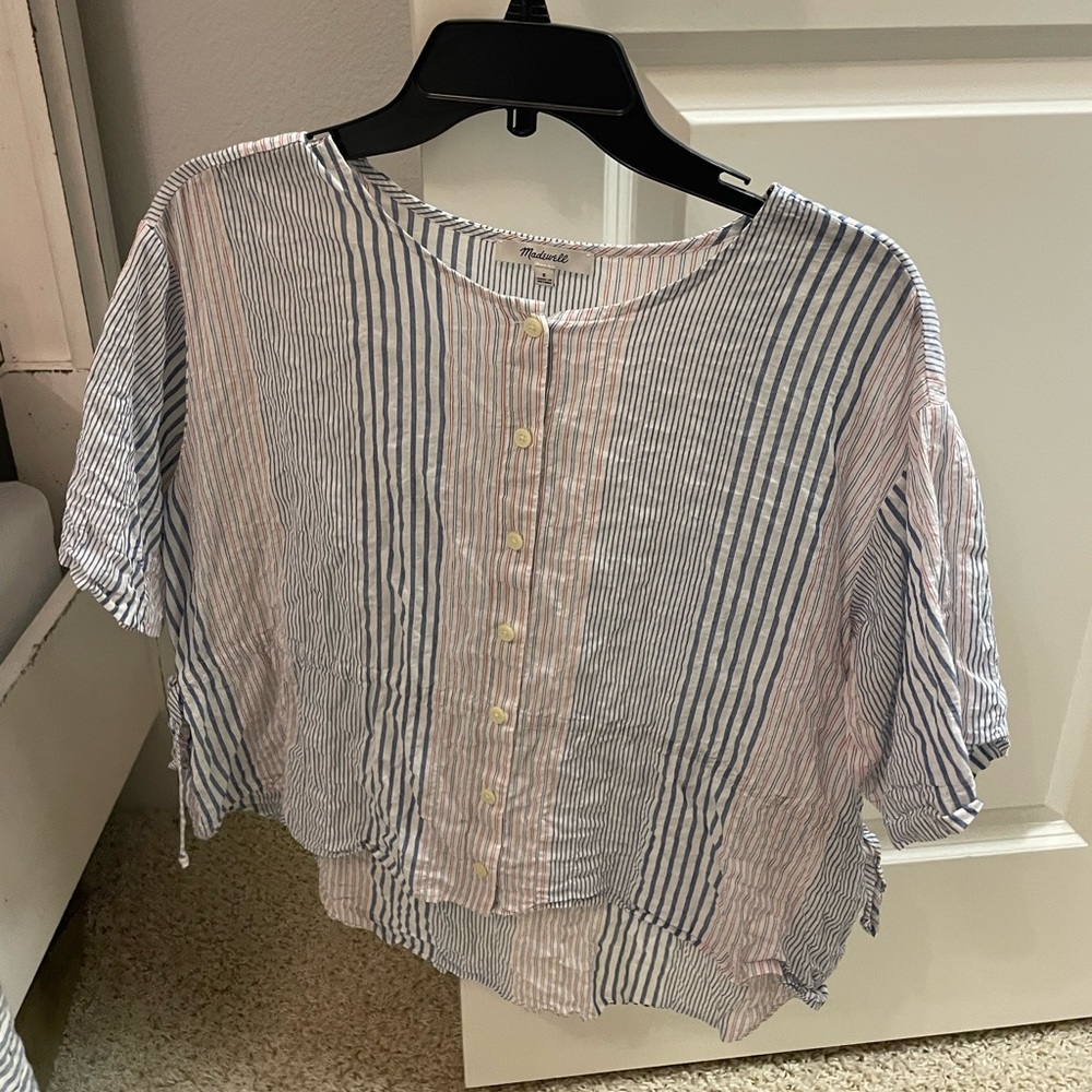 striped blouse